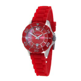 Correa de reloj Fossil ES2937 Silicona Rojo 14mm